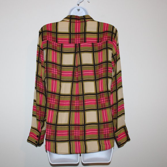 Scotch and Soda Plaid Button Down Blouse - Picture 5 of 7